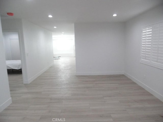 interior space featuring light hardwood / wood-style floors