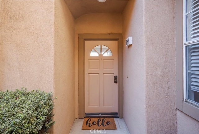 view of property entrance