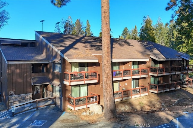 view of rear view of property