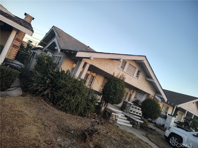 view of home's exterior