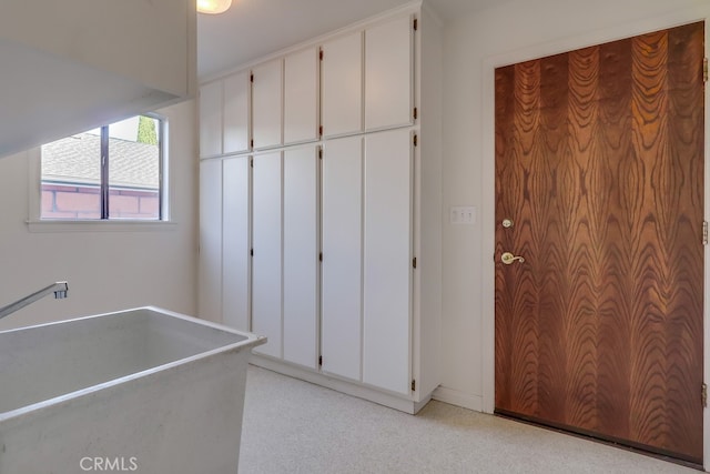 interior space featuring sink