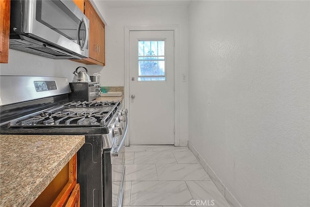 kitchen featuring appliances with stainless steel finishes