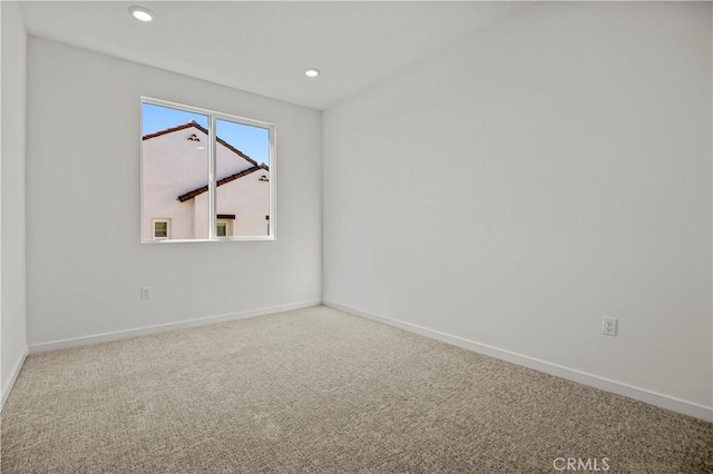 1090 Foothill Blvd, Claremont, CA 91711 - unfurnished room featuring carpet and recessed lighting