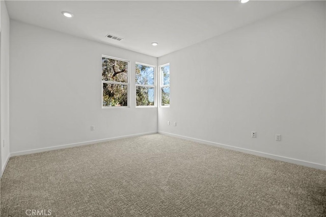 1090 Foothill Blvd, Claremont, CA 91711 - carpeted spare room featuring recessed lighting