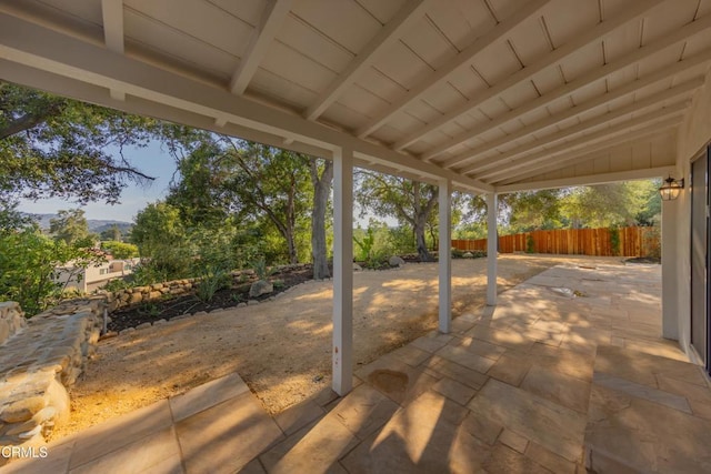 view of patio