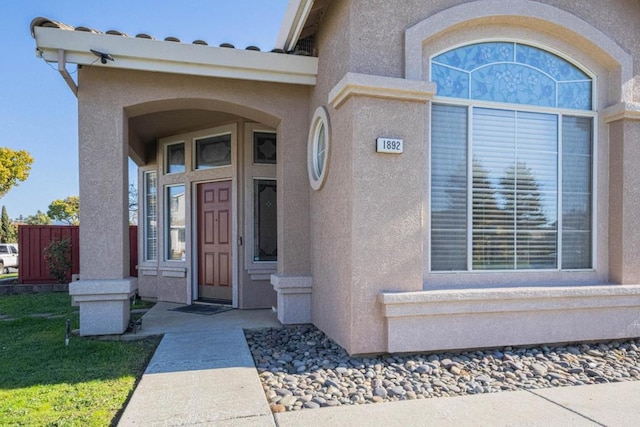 view of property entrance