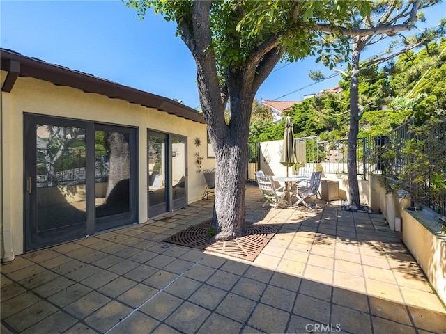 view of patio