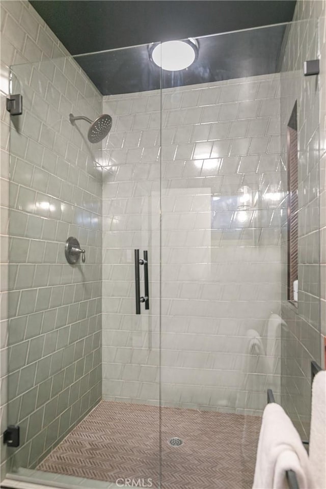 bathroom with walk in shower