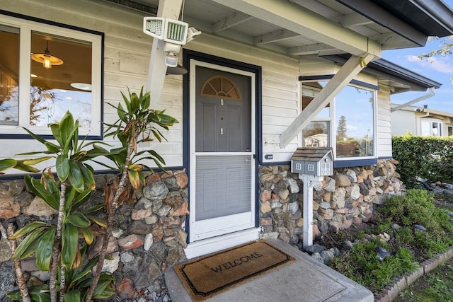 view of entrance to property