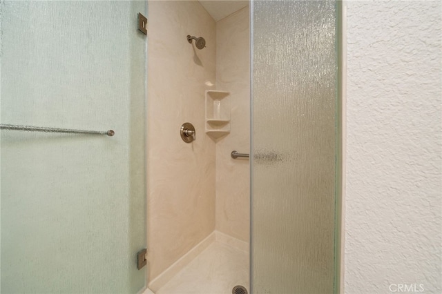 bathroom with walk in shower