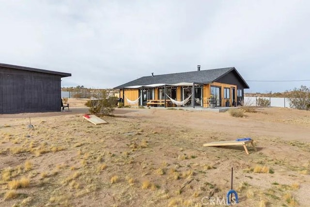 view of rear view of house