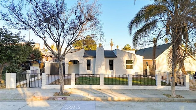 view of front of home