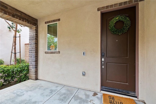 view of entrance to property