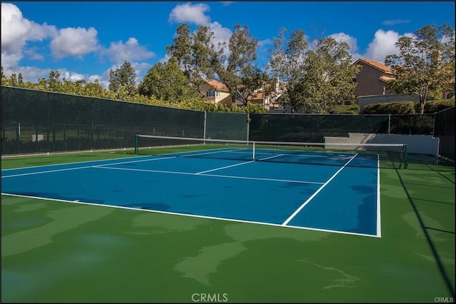 view of sport court