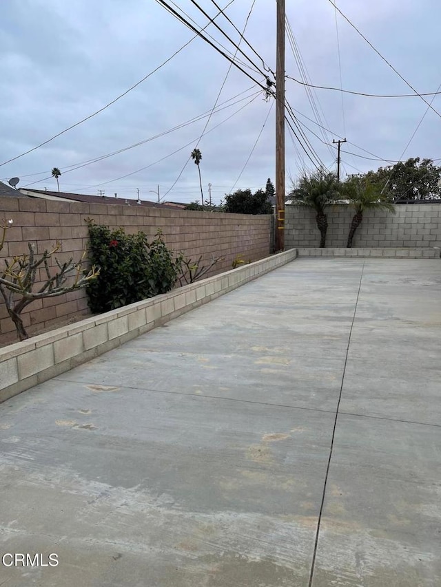 view of patio / terrace featuring a fenced backyard