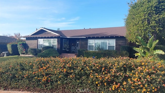 view of ranch-style home