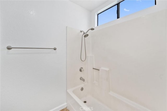 bathroom featuring shower / bathtub combination