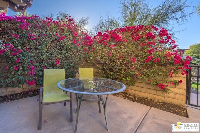 view of patio / terrace