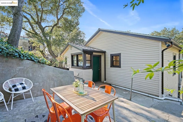 exterior space with a patio area