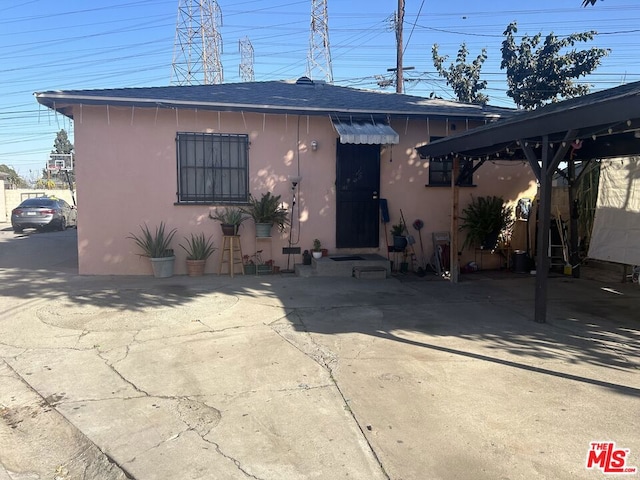 view of bungalow-style house