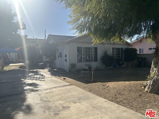 view of front of home with a gazebo