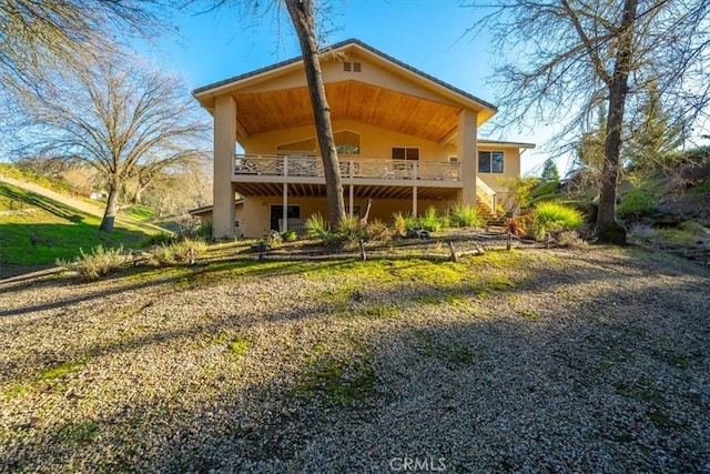 view of rear view of house