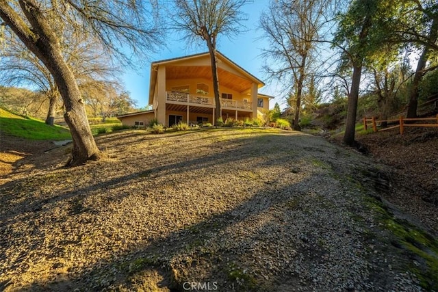 view of rear view of house