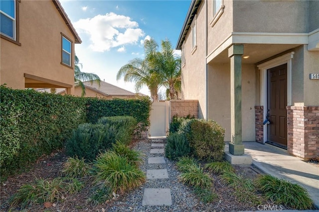 view of entrance to property