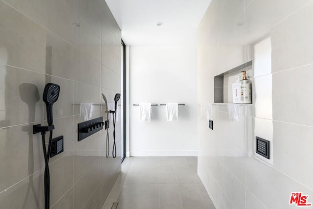 bathroom featuring tile patterned floors