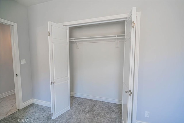 view of closet