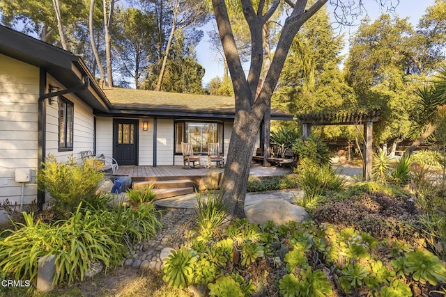 view of entrance to property