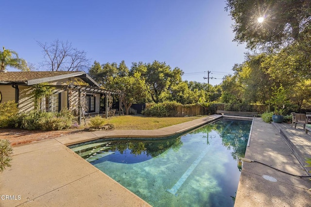 view of pool