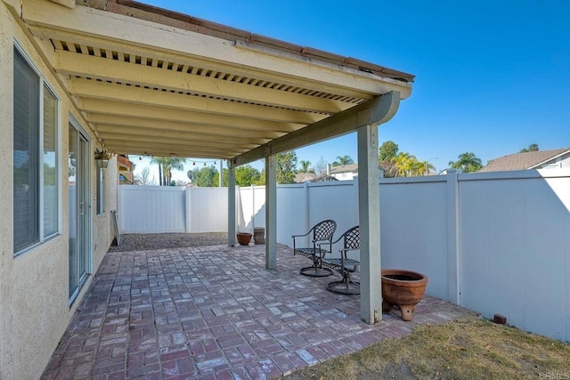 view of patio