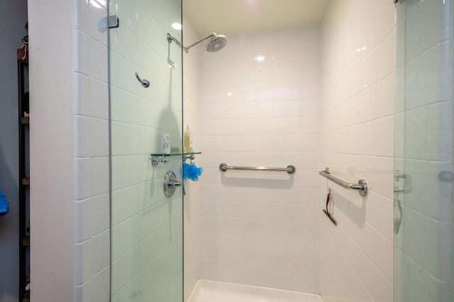 bathroom with walk in shower