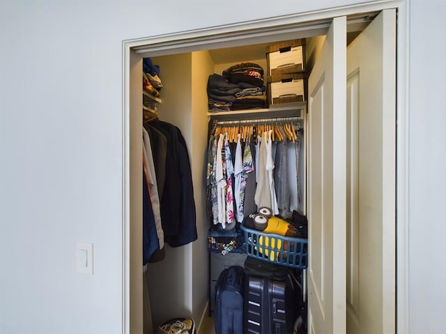 view of closet