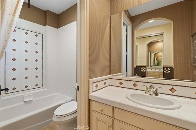 37 Triple Leaf, Irvine, CA 92620 - full bathroom featuring vanity, toilet, and shower / bath combo