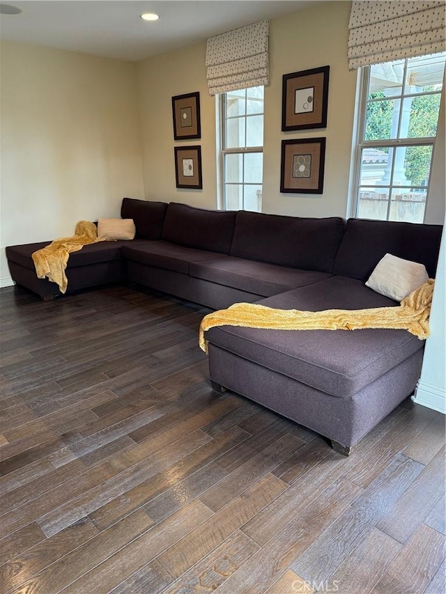 37 Triple Leaf, Irvine, CA 92620 - living area featuring wood finished floors and recessed lighting
