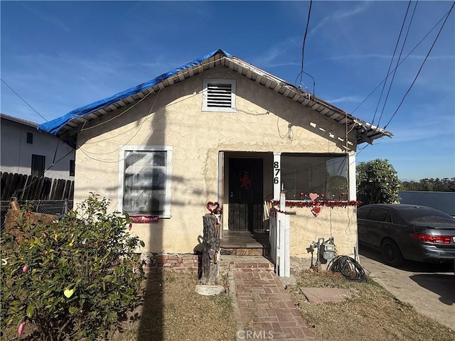 view of bungalow-style home