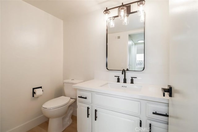 20591 Celtic St, Chatsworth, CA 91311 - half bathroom featuring vanity and toilet