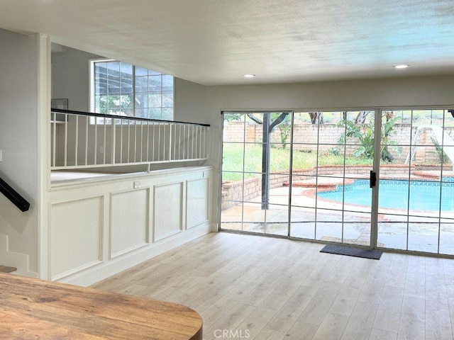 20591 Celtic St, Chatsworth, CA 91311 - interior space featuring recessed lighting and light wood-style floors