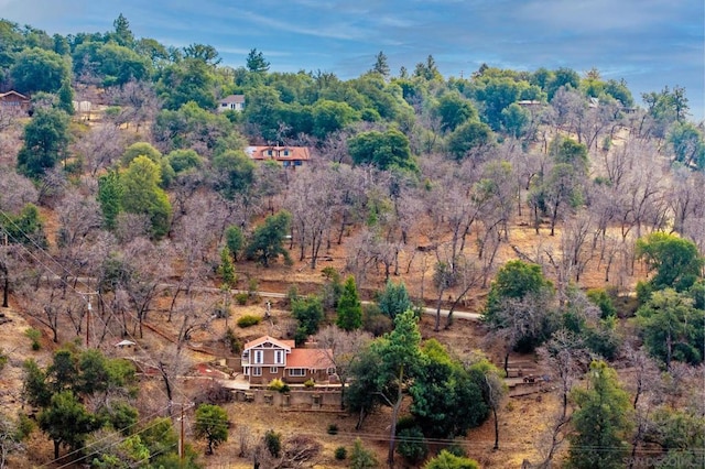 bird's eye view with a rural view