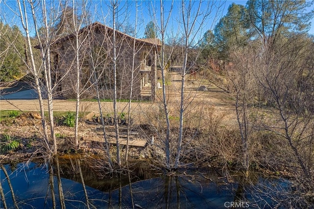 view of nature featuring a water view