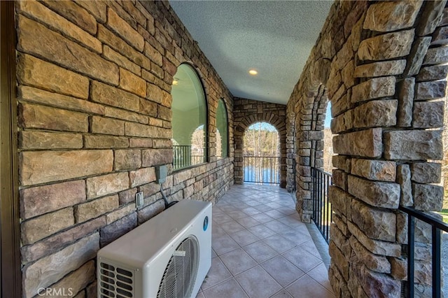 hallway with ac unit