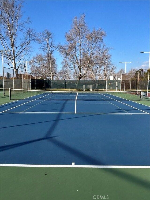 view of sport court