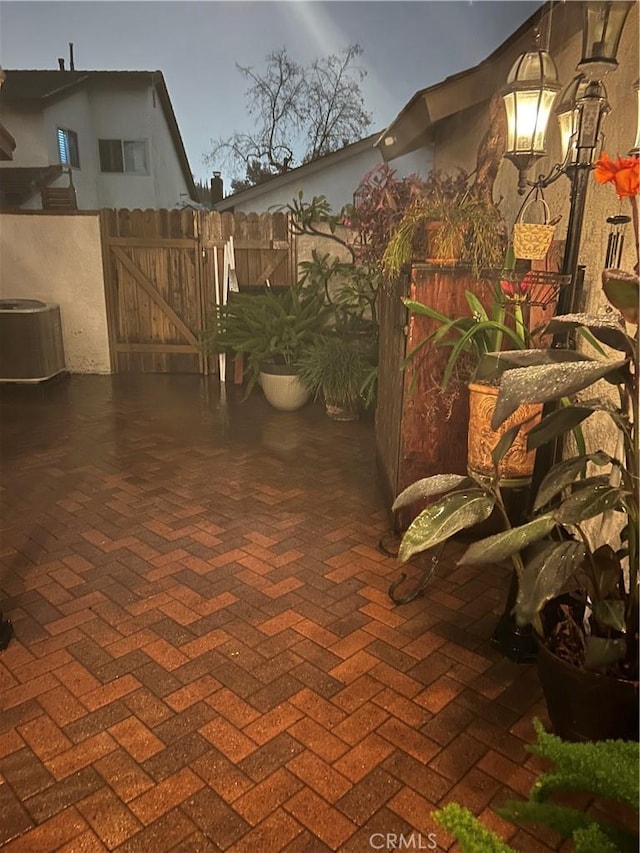 view of patio / terrace featuring cooling unit