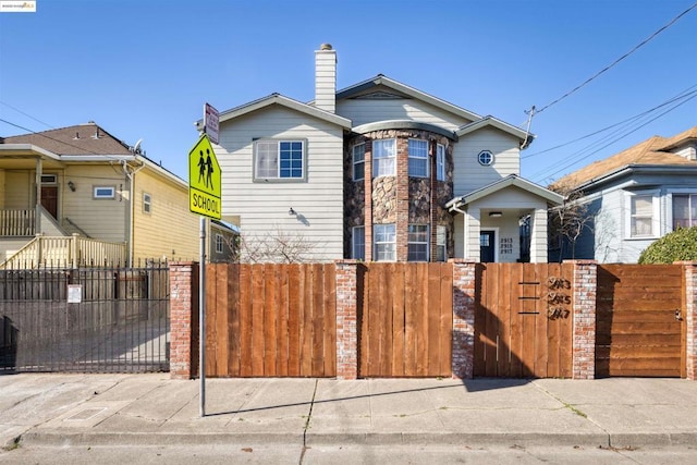 view of front of home