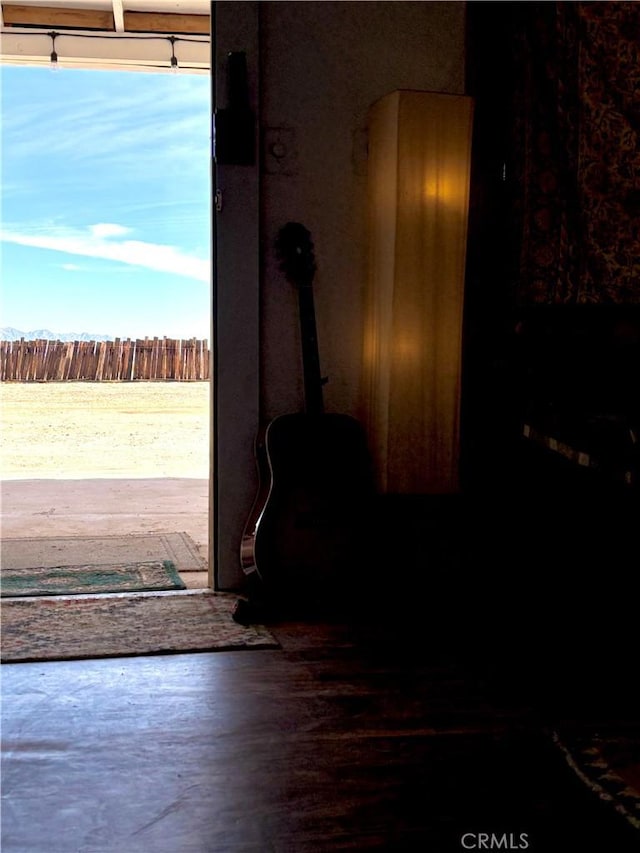 details featuring wood finished floors