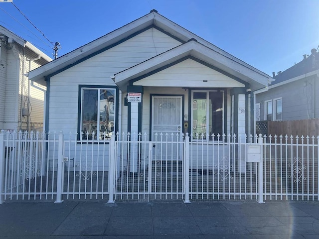 view of bungalow-style house