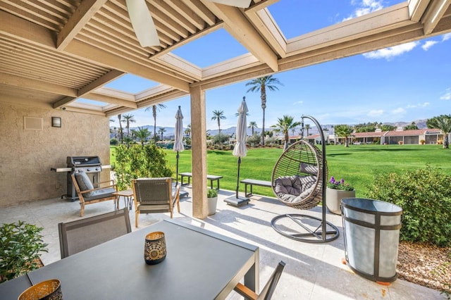 view of patio / terrace with grilling area