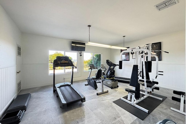 view of exercise room